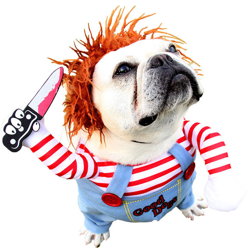 Amazon Dog Clothes Wholesale Three-Dimensional Transformation Clothes Dog Halloween Funny Costumes Puppy Christmas Clothes