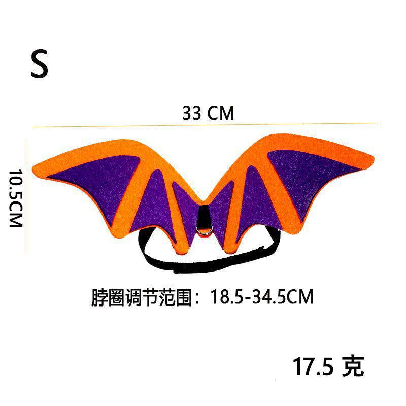 Pet Bat Wings Festival Funny Dog Bow Tie Cat Bat Transformation Halloween Pet Hat Accessories