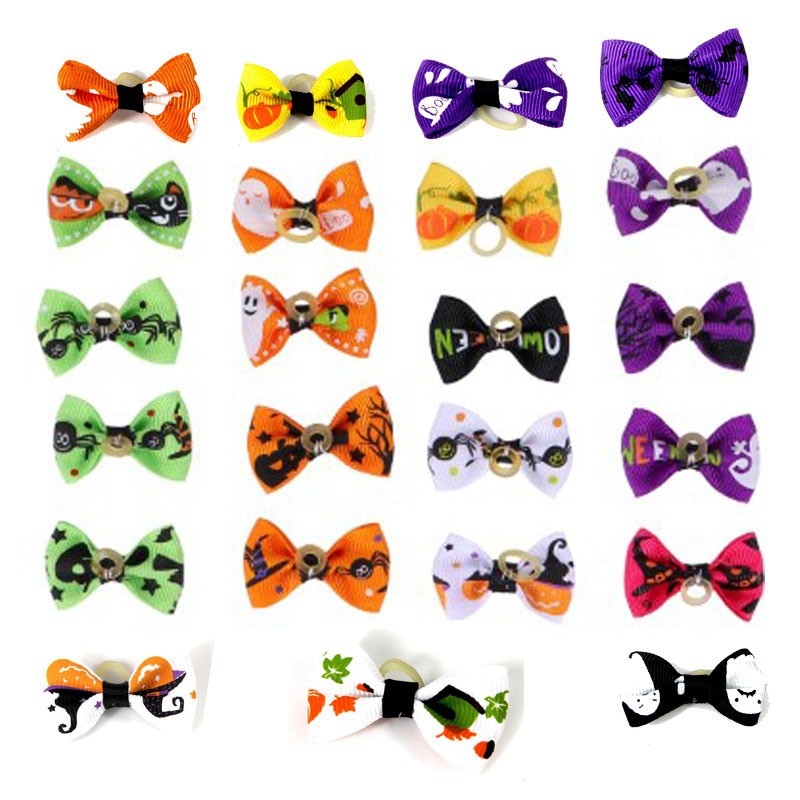 Pet Bat Wings Festival Funny Dog Bow Tie Cat Bat Transformation Halloween Pet Hat Accessories