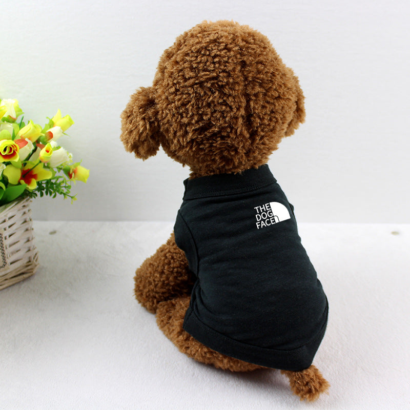 Cross-Border Summer Thin Dog Vest T-Shirt Small and Medium-Sized French Bulldog Teddy Golden Retriever Cat Puppy Pet Clothes