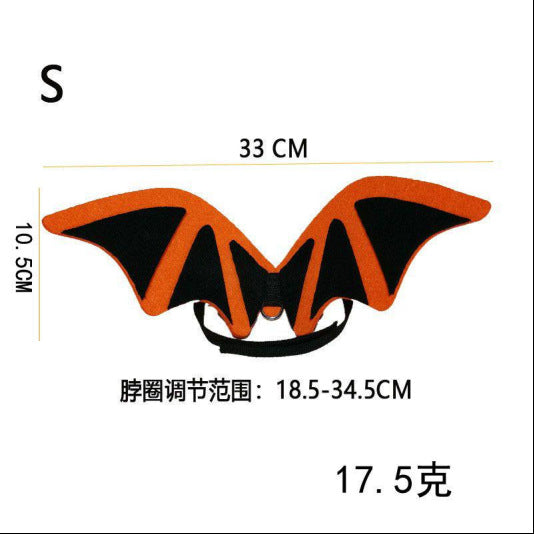 Pet Bat Wings Festival Funny Dog Bow Tie Cat Bat Transformation Halloween Pet Hat Accessories