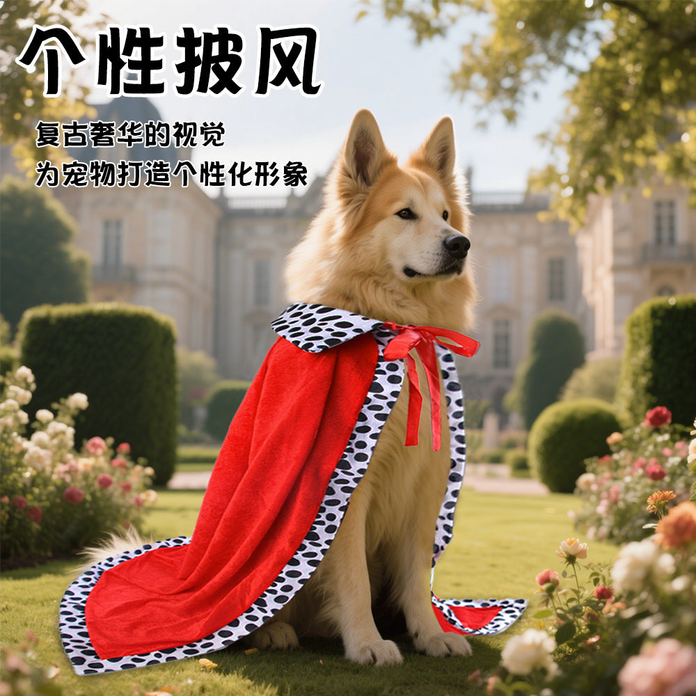 Amazon's New Pet Dog Transforms into a King's Cloak Pet Party Funny Decorative Cloak Transformation Costume