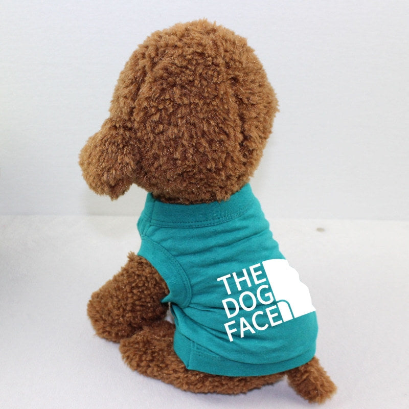 Cross-Border Summer Thin Dog Vest T-Shirt Small and Medium-Sized French Bulldog Teddy Golden Retriever Cat Puppy Pet Clothes