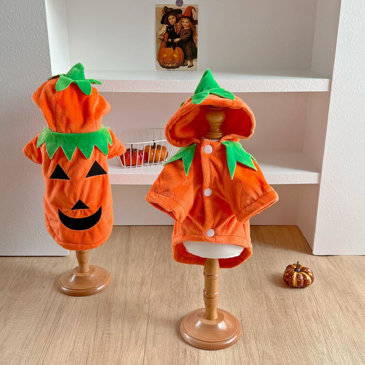 Cross-Border Amazon Best-Selling Halloween Dog Pumpkin Funny Costumes for Small and Medium-Sized Dogs Universal Funny Pet Clothes