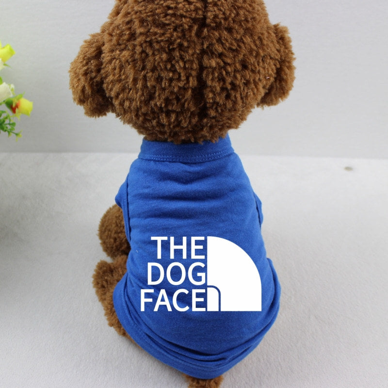 Cross-Border Summer Thin Dog Vest T-Shirt Small and Medium-Sized French Bulldog Teddy Golden Retriever Cat Puppy Pet Clothes