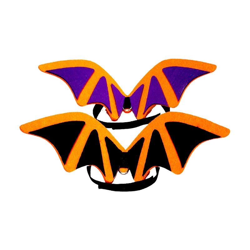 Pet Bat Wings Festival Funny Dog Bow Tie Cat Bat Transformation Halloween Pet Hat Accessories