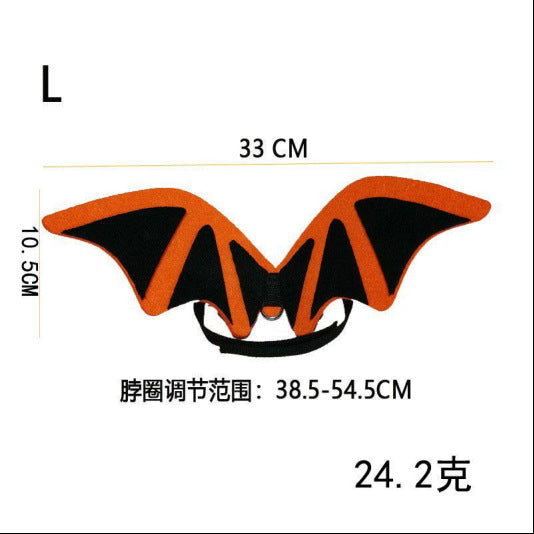 Pet Bat Wings Festival Funny Dog Bow Tie Cat Bat Transformation Halloween Pet Hat Accessories