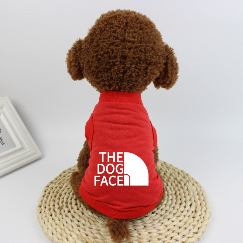 Cross-Border Summer Thin Dog Vest T-Shirt Small and Medium-Sized French Bulldog Teddy Golden Retriever Cat Puppy Pet Clothes