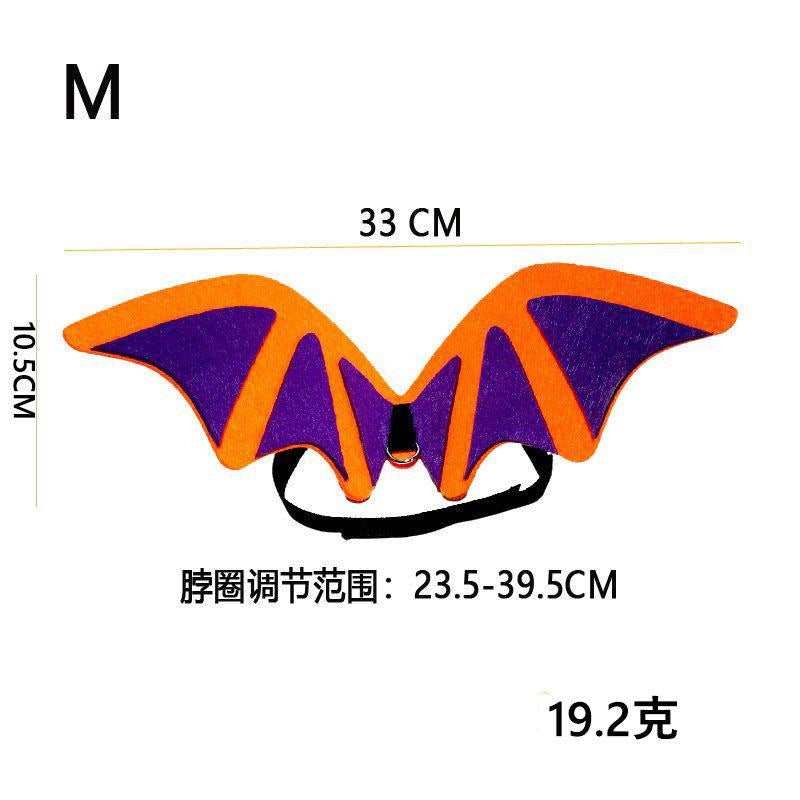 Pet Bat Wings Festival Funny Dog Bow Tie Cat Bat Transformation Halloween Pet Hat Accessories