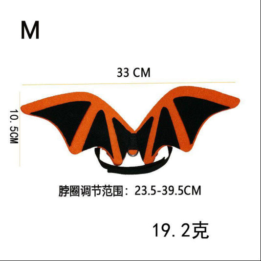 Pet Bat Wings Festival Funny Dog Bow Tie Cat Bat Transformation Halloween Pet Hat Accessories