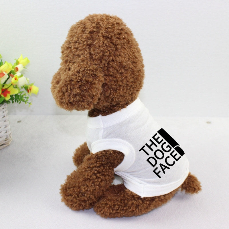 Cross-Border Summer Thin Dog Vest T-Shirt Small and Medium-Sized French Bulldog Teddy Golden Retriever Cat Puppy Pet Clothes
