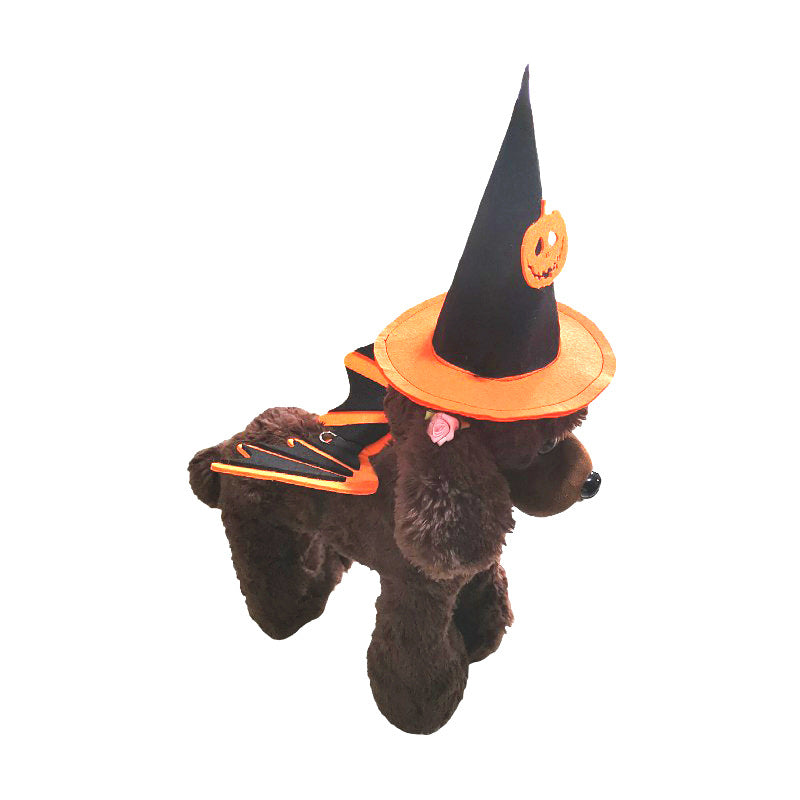 Pet Bat Wings Festival Funny Dog Bow Tie Cat Bat Transformation Halloween Pet Hat Accessories