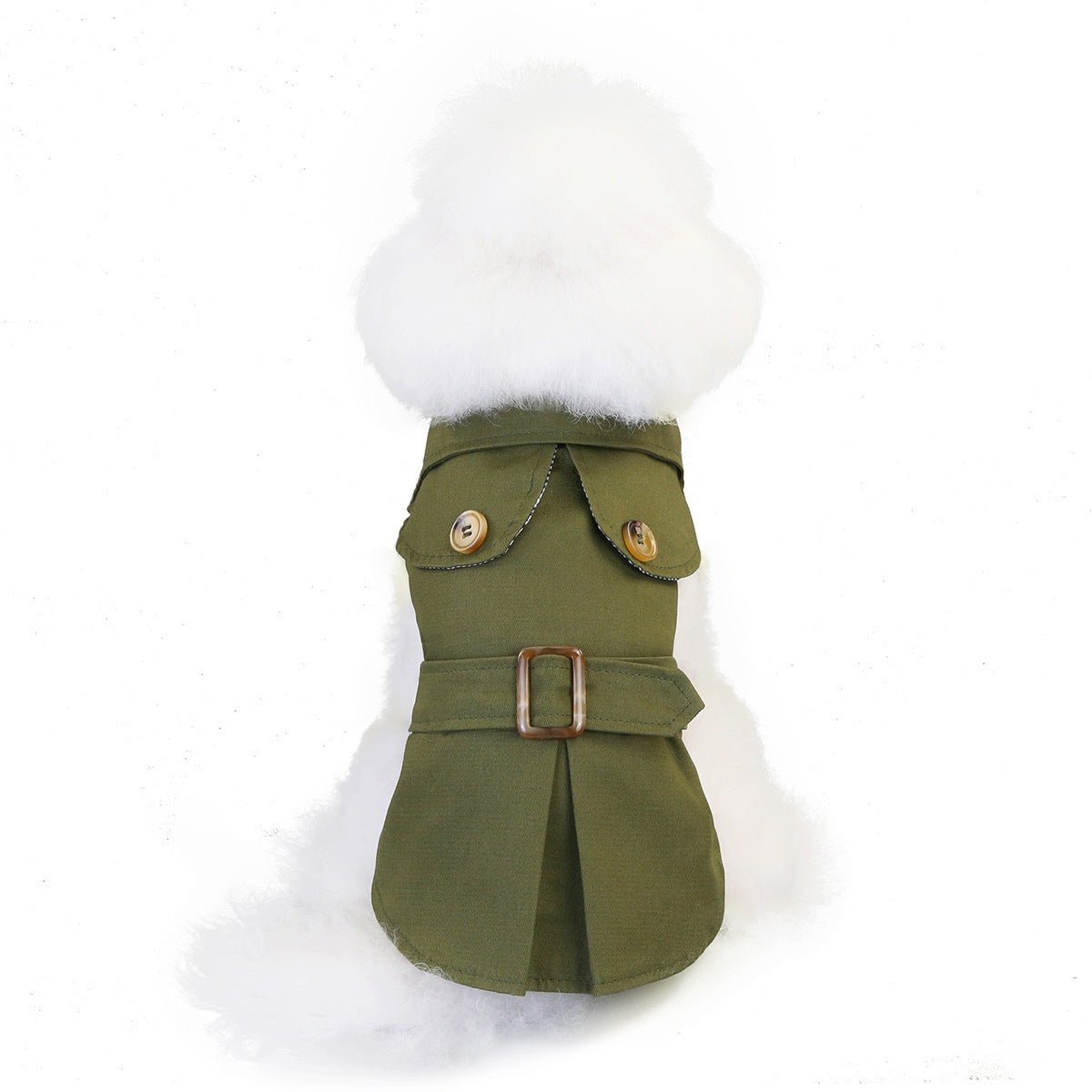 Pet clothes dog clothes autumn new 20 European and American three-color windbreaker small dog pet clothing winter wholesale