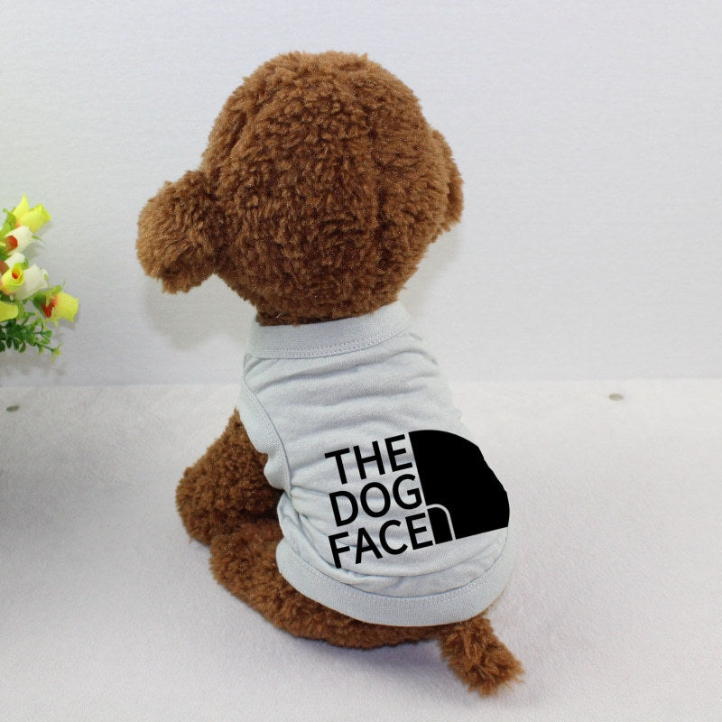 Cross-Border Summer Thin Dog Vest T-Shirt Small and Medium-Sized French Bulldog Teddy Golden Retriever Cat Puppy Pet Clothes
